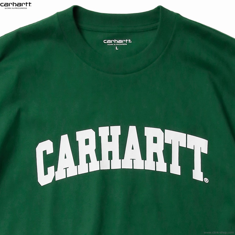 CARHARTT WIP S/S UNIVERSITY T-SHIRT (CHERVIL/WHITE)