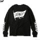 EVILACT FLAG LS (BLACK) [EA-WFRSS-T01]