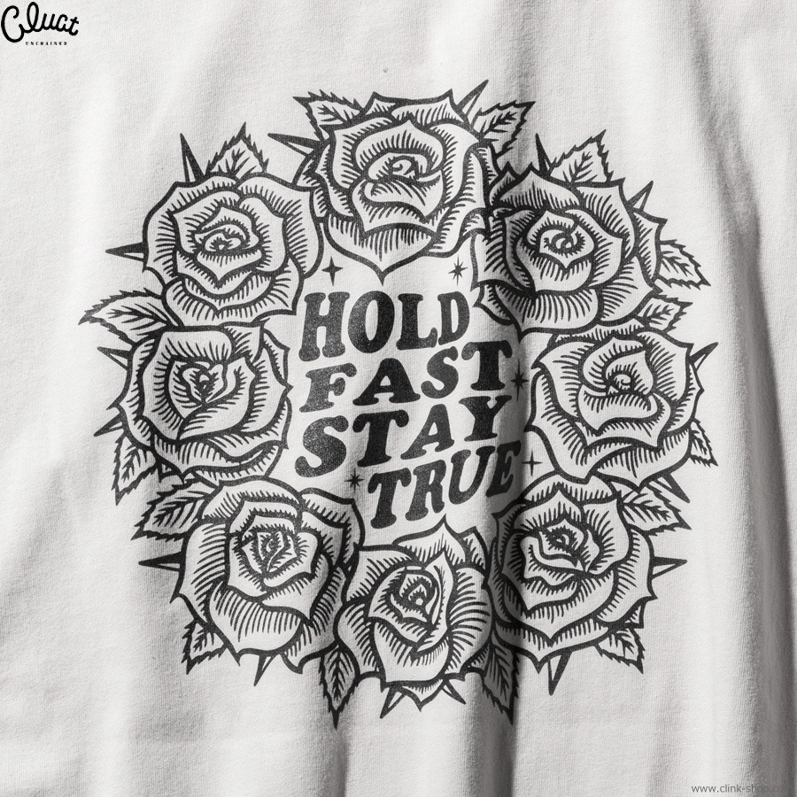 CLUCT ROSE [WIDE L/S TEE] (F.GRAY) #04866