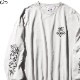 CLUCT ROSE [WIDE L/S TEE] (F.GRAY) #04866