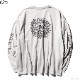 CLUCT ROSE [WIDE L/S TEE] (F.GRAY) #04866