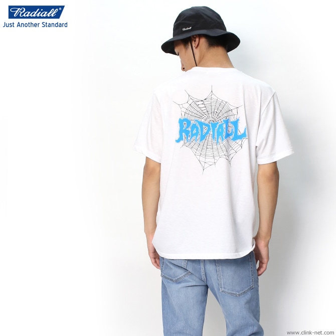 RADIALL BILLYS HOLIDAY - CREW NECK T-SHIRT (WHITE)