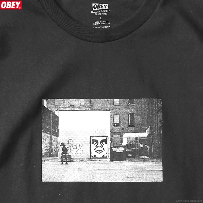 OBEY CLASSIC TEE "OBEY ICON FACE TORONTO" (BLACK) ��SHEPARD FAIREY COLLECTION��
