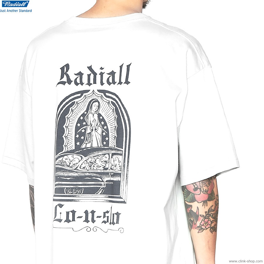 RADIALL LO-N-SLO - CREW NECK T-SHIRT S/S (WHITE) [RAD-23SS-TEE011]
