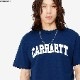 SALE 30��OFF CARHARTT WIP S/S UNIVERSITY T-SHIRT (ELDER/WHITE)