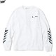 EVILACT FLAG LS (WHITE) [EA-WFRSS-T01]