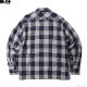 BLUCO BUFFALO CHECK FLANNEL SHIRTS (NAVY) [145-11-048]