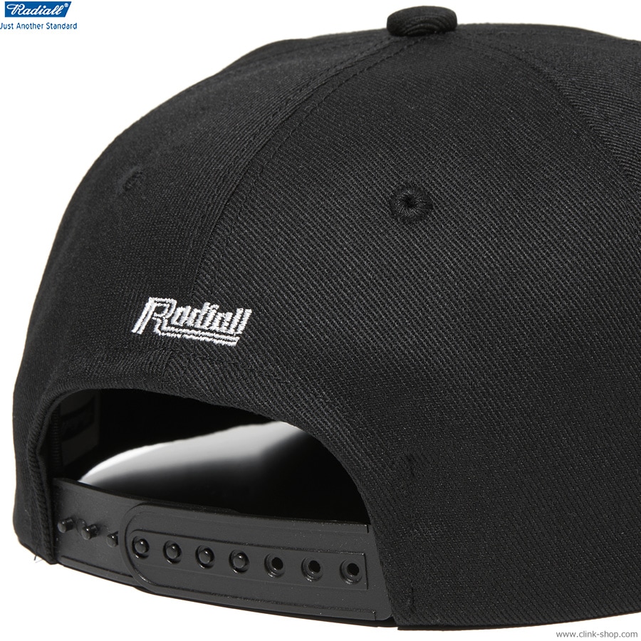 CLINK｜RADIALL CNQ BOWL - TRUCKER CAP (BLACK) [RAD-24AW-HAT-005