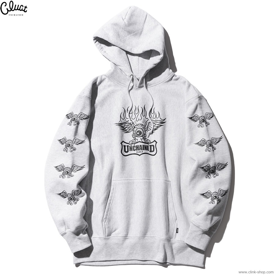 CLUCT EYEBAT [HOODIE] (ASH) #04929