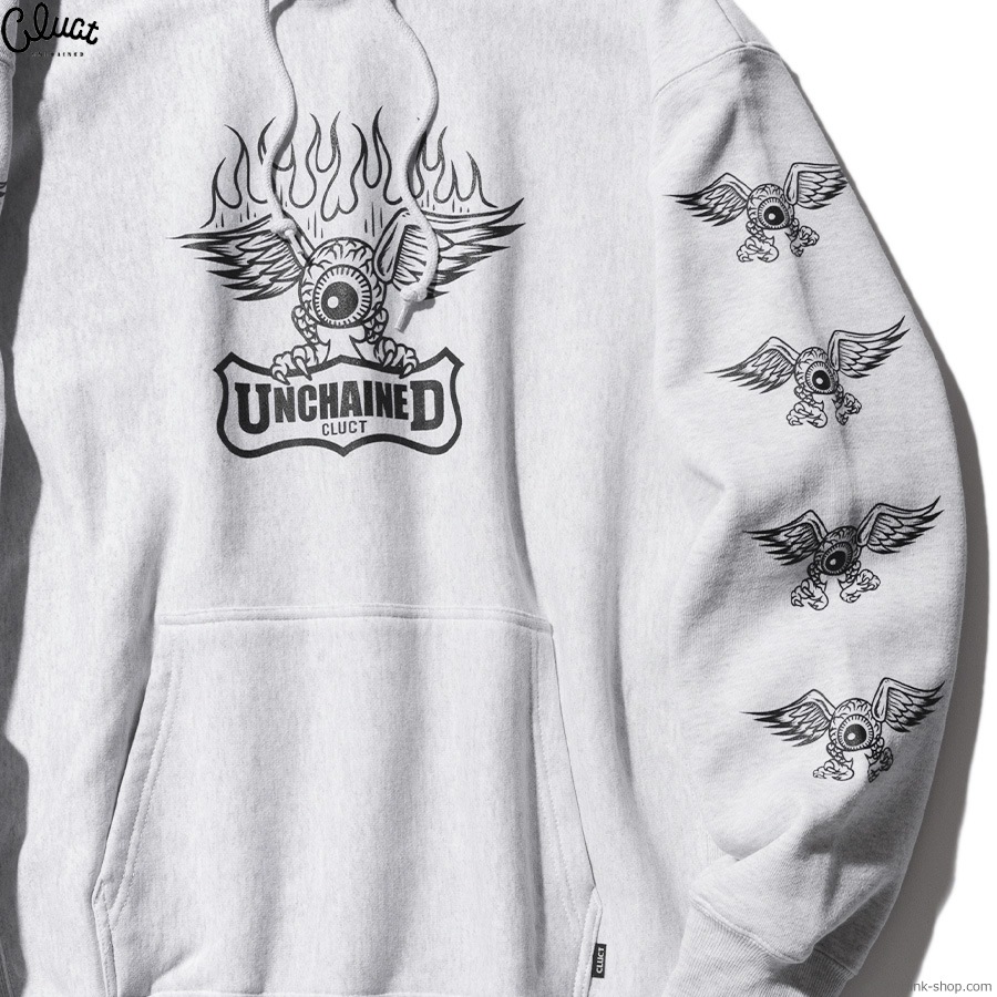 CLUCT EYEBAT [HOODIE] (ASH) #04929