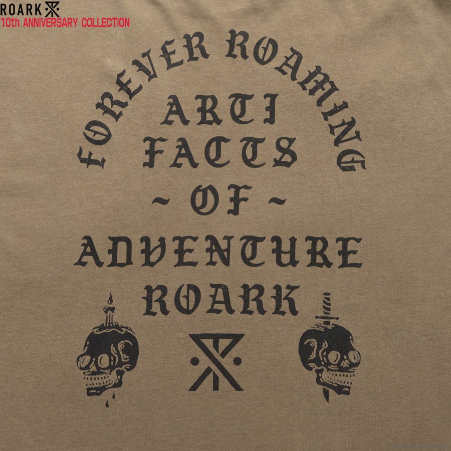 ROARK "A.O.A.R" S/S TEE [ROARK 10th Anniversary Collection]