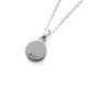 GARNI CHECKER STONE PENDANT - S - (BLACK) [GN18052]