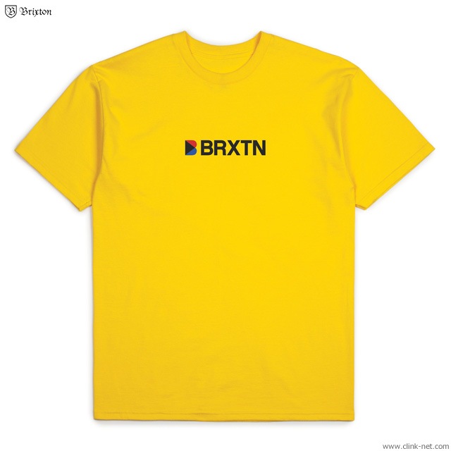 BRIXTON STOWELL IV S/S STANDARD TEE (YELLOW)