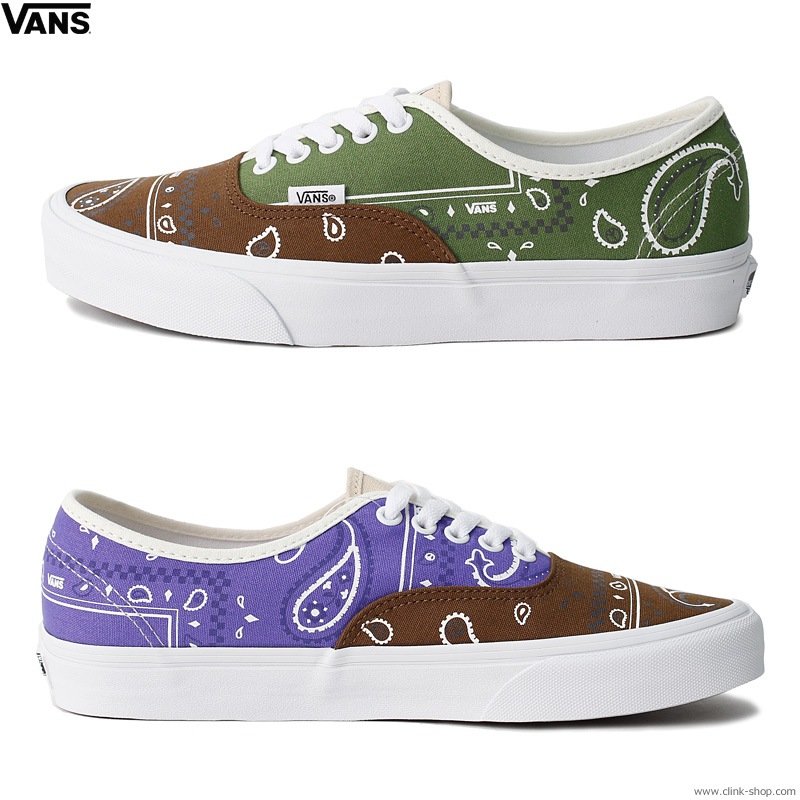 CLINK｜VANS AUTHENTIC UNITY/TRU (PEACE PAISLEY)｜東京