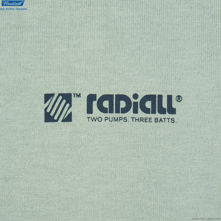 RADIALL LO-N-SLO - CREW NECK T-SHIRT S/S (SAGE GREEN) [RAD-23SS-TEE011]