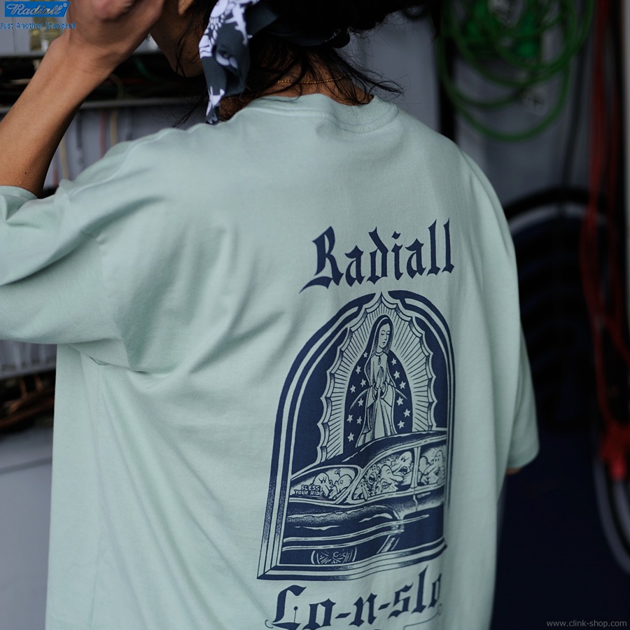 RADIALL LO-N-SLO - CREW NECK T-SHIRT S/S (SAGE GREEN) [RAD-23SS-TEE011]