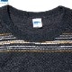 RADIALL CUTLASS - CREW NECK T-SHIRT L/S (MIDNIGHT BLACK) [RAD-23-AW-CUT004]