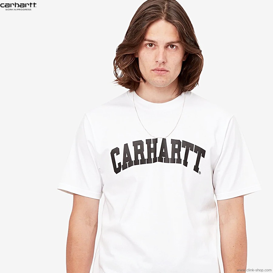 CARHARTT WIP S/S UNIVERSITY T-SHIRT (WHITE)