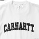 CARHARTT WIP S/S UNIVERSITY T-SHIRT (WHITE)