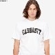 CARHARTT WIP S/S UNIVERSITY T-SHIRT (WHITE)