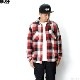 BLUCO BUFFALO CHECK FLANNEL SHIRTS (RED) [145-11-048]