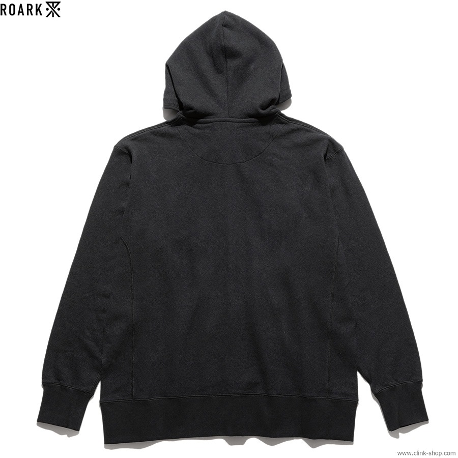 ROARK H/W HEMPCOTTON F/Z HOOD SWEAT (BLACK)