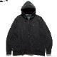 ROARK H/W HEMPCOTTON F/Z HOOD SWEAT (BLACK)