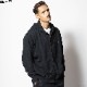 ROARK H/W HEMPCOTTON F/Z HOOD SWEAT (BLACK)