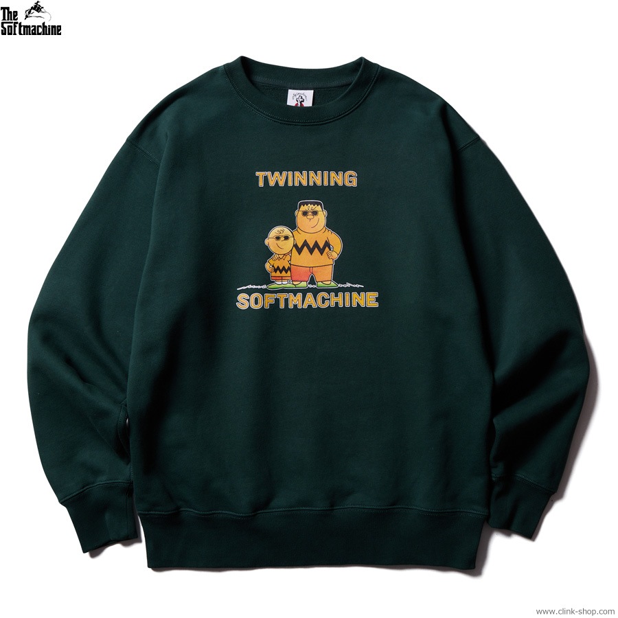 SOFTMACHINE TWINNING SWEAT (GREEN)