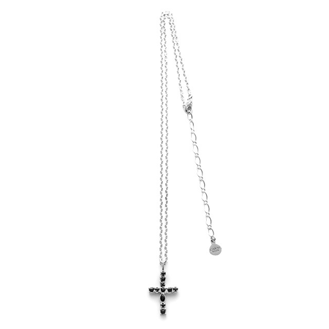 CLINK｜GARNI MIX STONE CROSS PENDANT - SILVER [GN19009]｜東京 