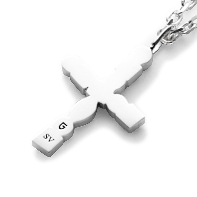 CLINK｜GARNI MIX STONE CROSS PENDANT - SILVER [GN19009]｜東京 