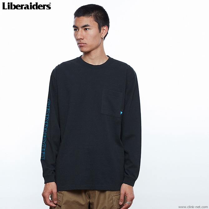 LIBERAIDERS SLEEVE OG LOGO L/S TEE (BLACK) #76502