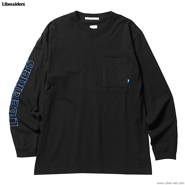 LIBERAIDERS SLEEVE OG LOGO L/S TEE (BLACK) #76502