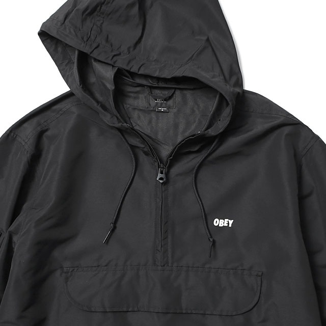 CLINK｜OBEY CROSSTOWN II ANORAK (BLACK)｜東京・吉祥寺