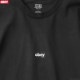 OBEY CLASSIC TEE "OBEY BLACK BAR" (BLACK)