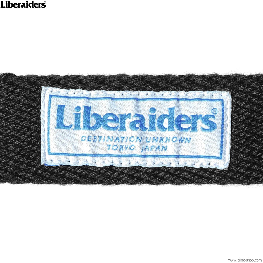 LIBERAIDERS EMBOSS LOGO BELT (BLACK) #76905