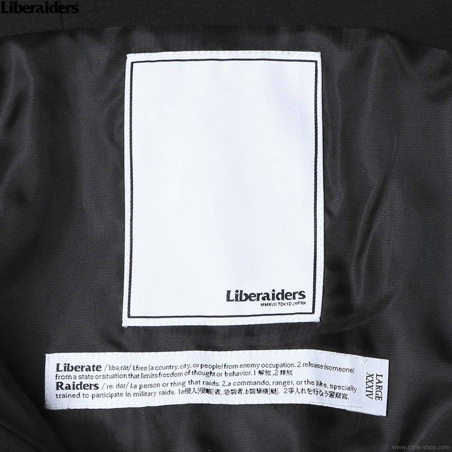 CLINK｜LIBERAIDERS WIND SHELL JACKET II (BLACK) #76001｜東京