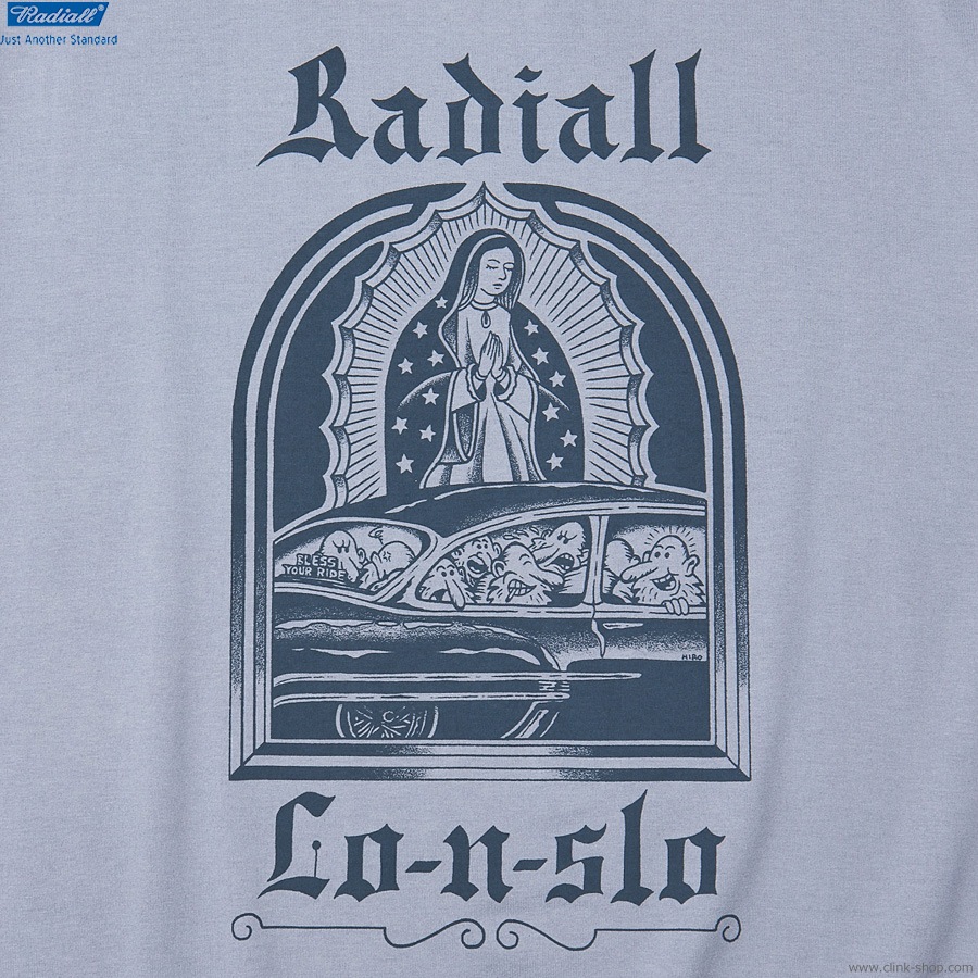 RADIALL LO-N-SLO - CREW NECK T-SHIRT S/S (PURPLE) [RAD-23SS-TEE011]