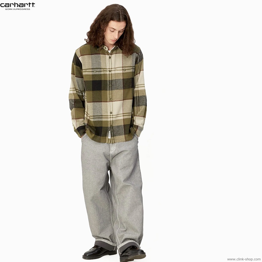 CARHARTT WIP L/S DELLINGER SHIRT (HIGHLAND)