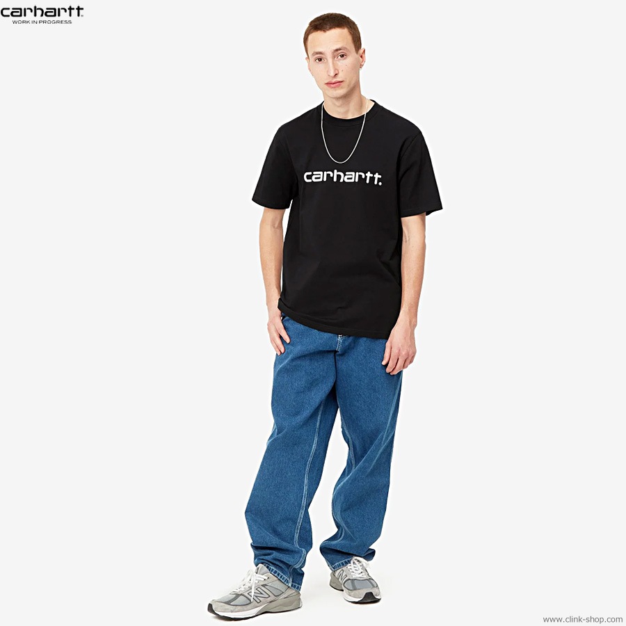 CARHARTT WIP S/S SCRIPT T-SHIRT (BLACK/WHITE)