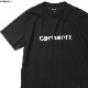 CARHARTT WIP S/S SCRIPT T-SHIRT (BLACK/WHITE)
