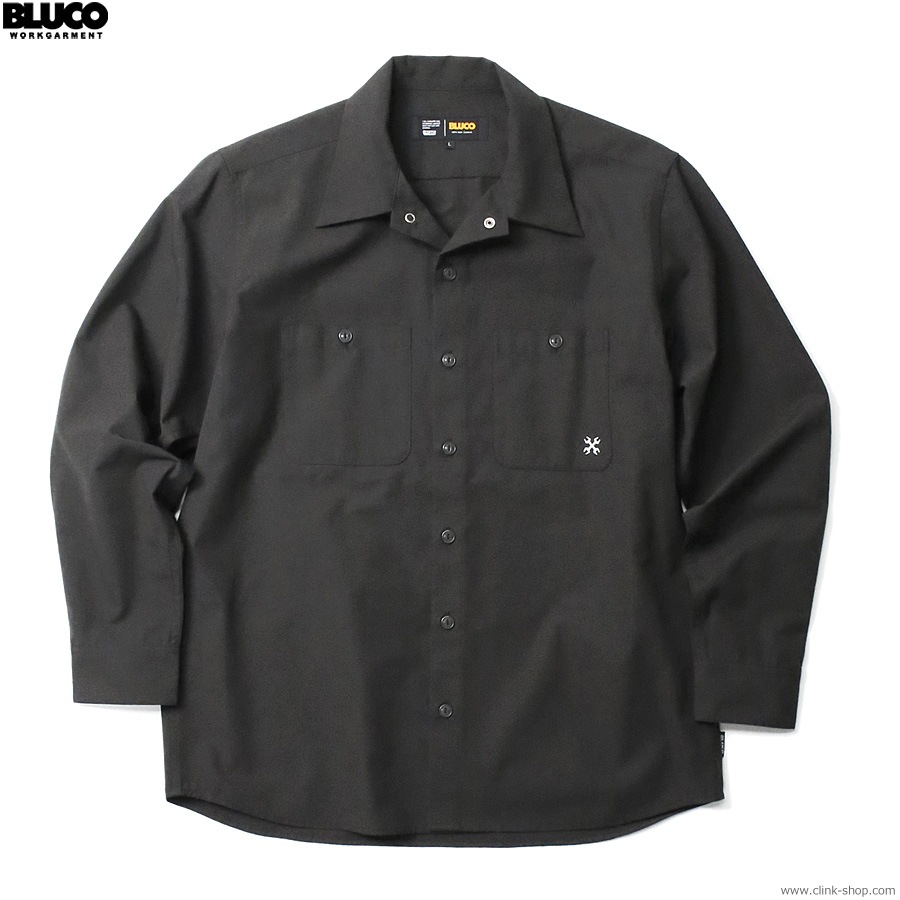 BLUCO STANDARD WORK SHIRTS L/S (BLACK) [145-11-109]