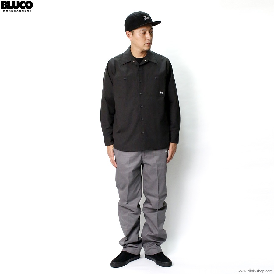 BLUCO STANDARD WORK SHIRTS L/S (BLACK) [145-11-109]