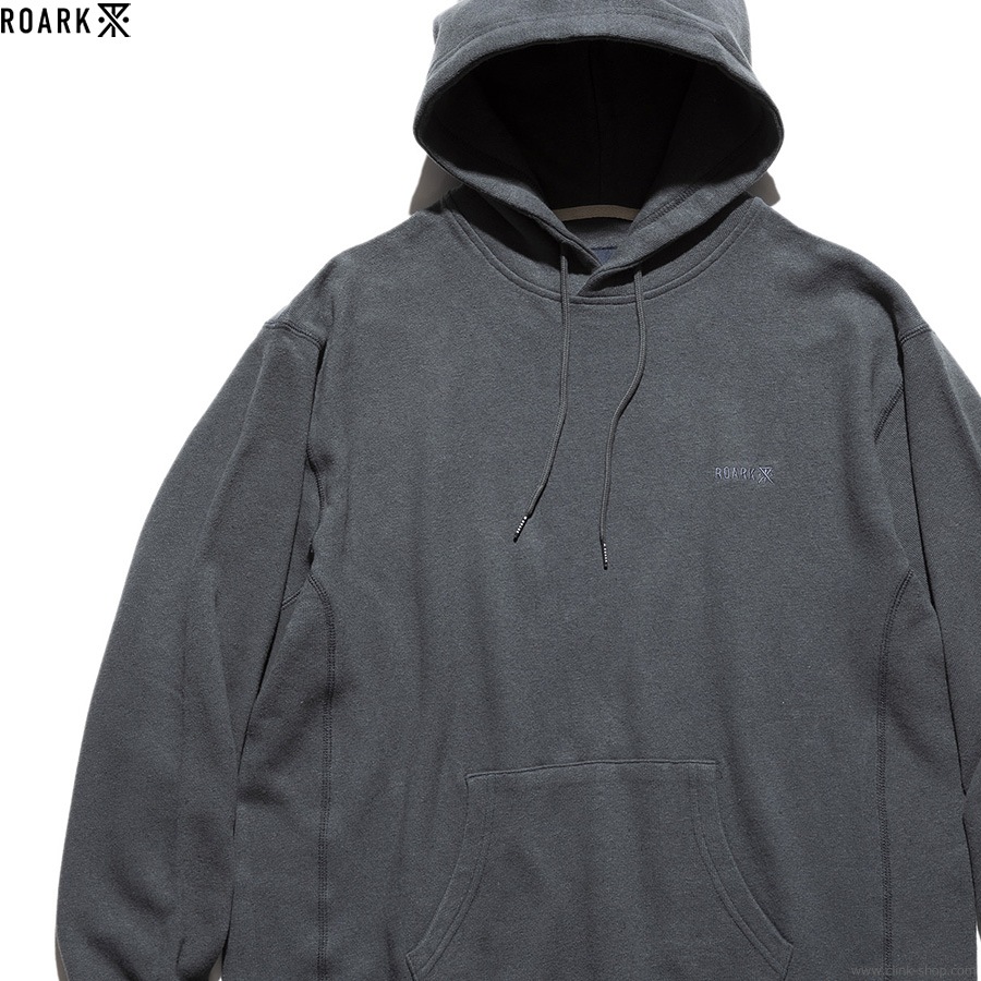 SALE 30��OFF ROARK H/W HEMPCOTTON P/O HOOD SWEAT (DARK SLATE BLUE)