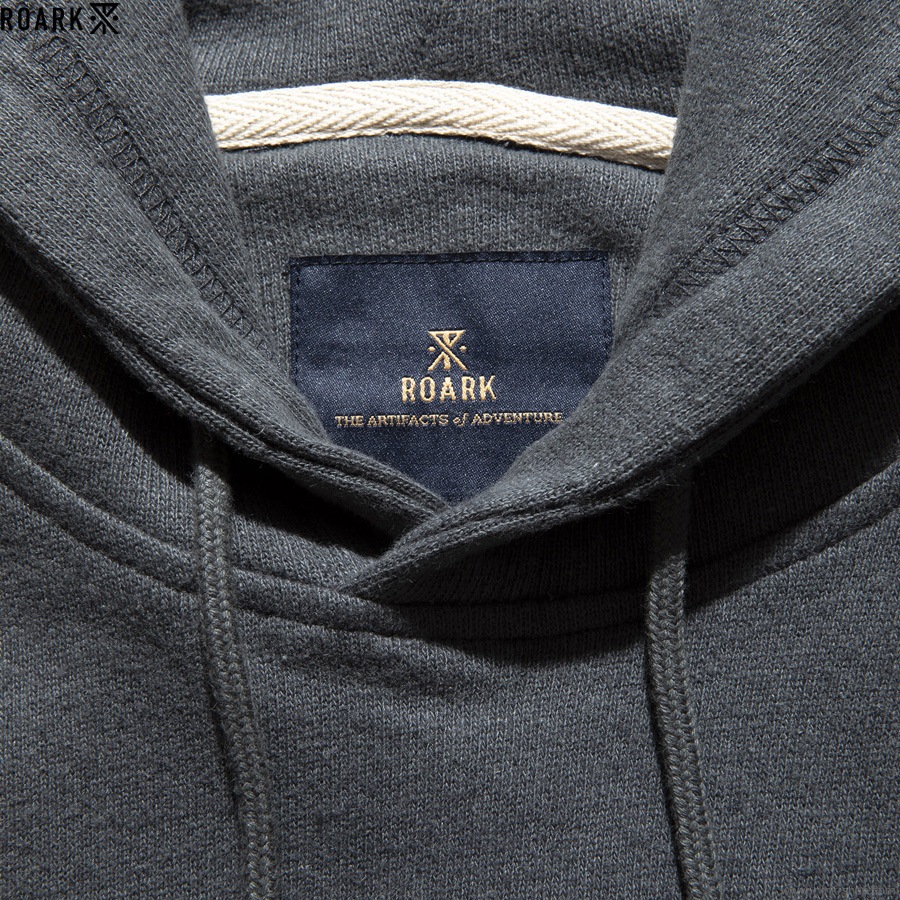SALE 30��OFF ROARK H/W HEMPCOTTON P/O HOOD SWEAT (DARK SLATE BLUE)