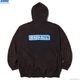 RADIALL WHEELS - ZIP UP HOODIE (FADED BLACK) [RAD-25MW-CUT002]
