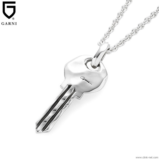 GARNI CROCKERY KEY PENDANT - S - (SILVER) [GN19011]