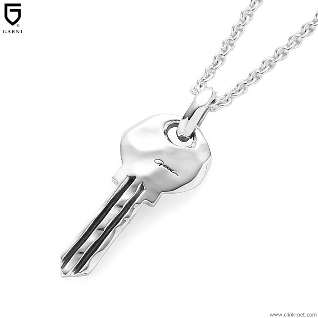 GARNI CROCKERY KEY PENDANT - S - (SILVER) [GN19011]