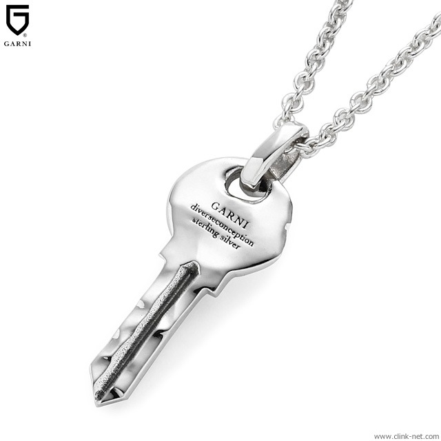 GARNI CROCKERY KEY PENDANT - S - (SILVER) [GN19011]