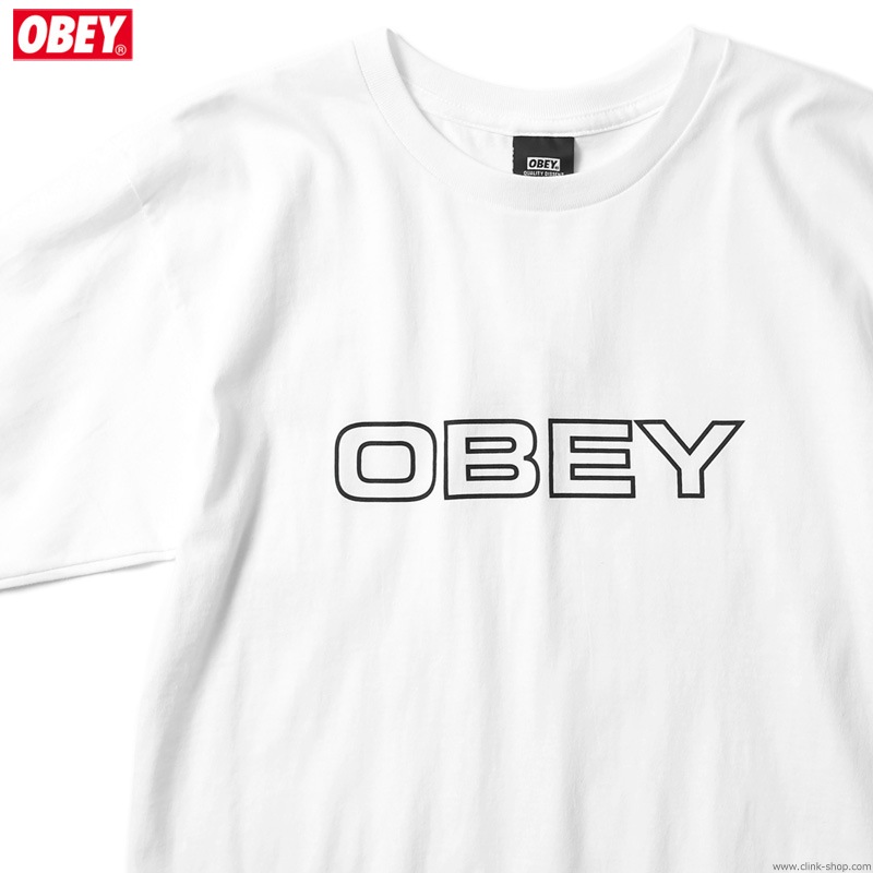 OBEY BASIC TEE "CEREMONY" (WHITE)